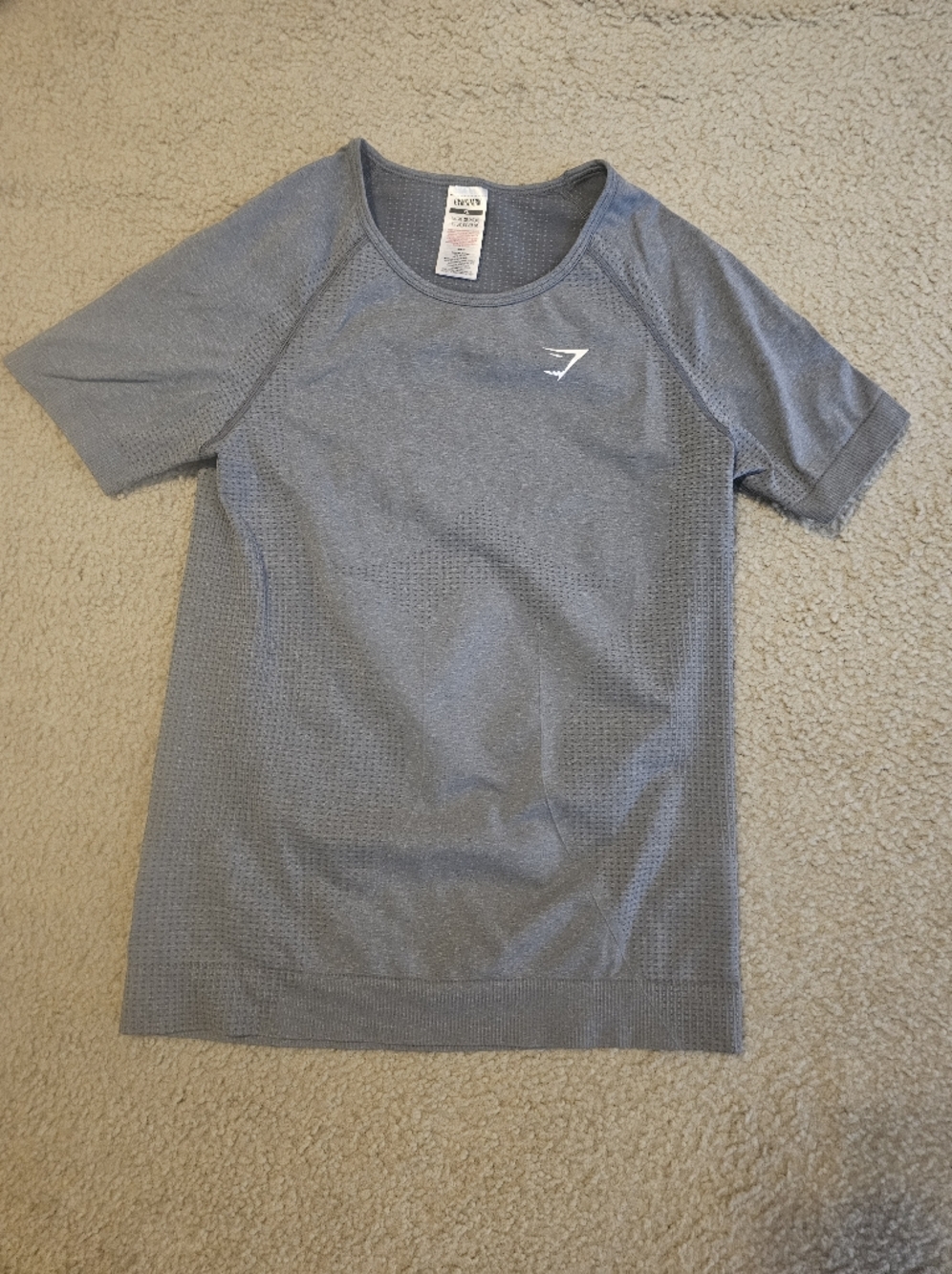 GS Seamless Performance Tee - Charcoal Grey